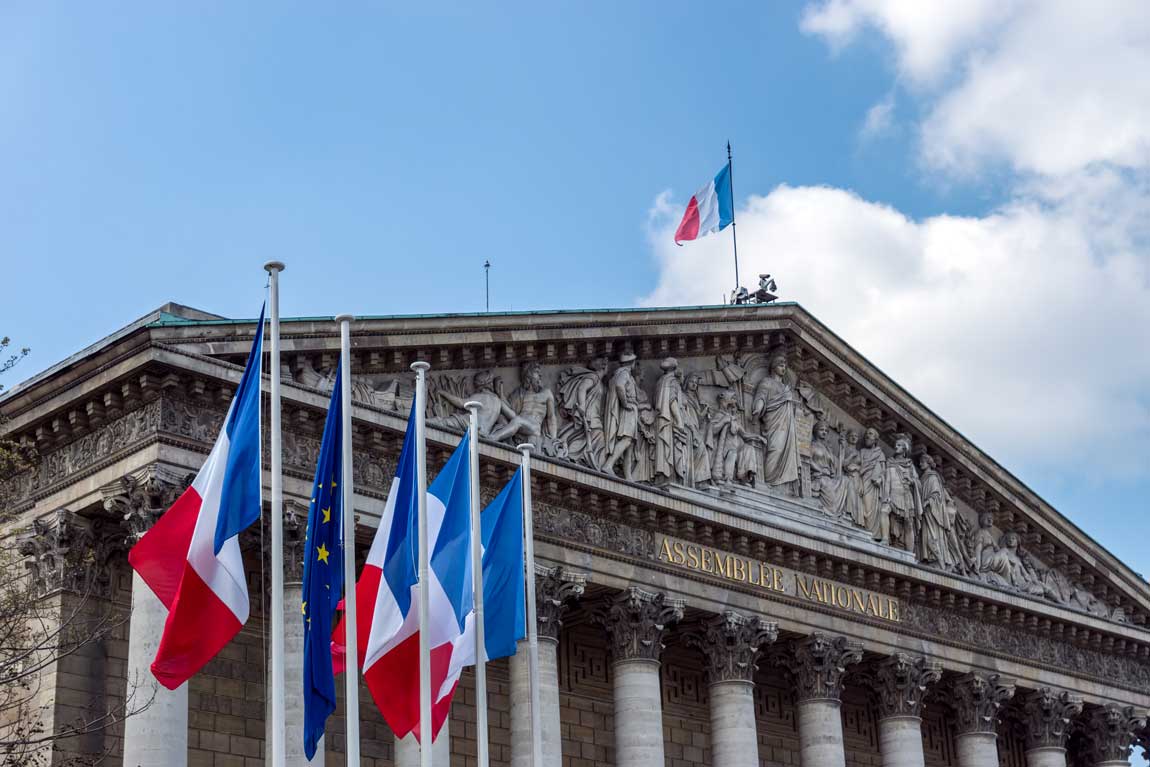 Façade de l'Assemblée Nationale